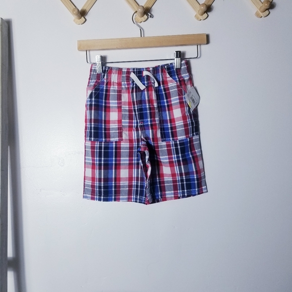 NWT BOY'S RED WHITE AND BLUE SHORTS SIZE 5T - Picture 1 of 8